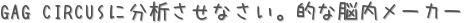 GAG CIRCUSʬϤʤŪǾ᡼ (ꤤ)